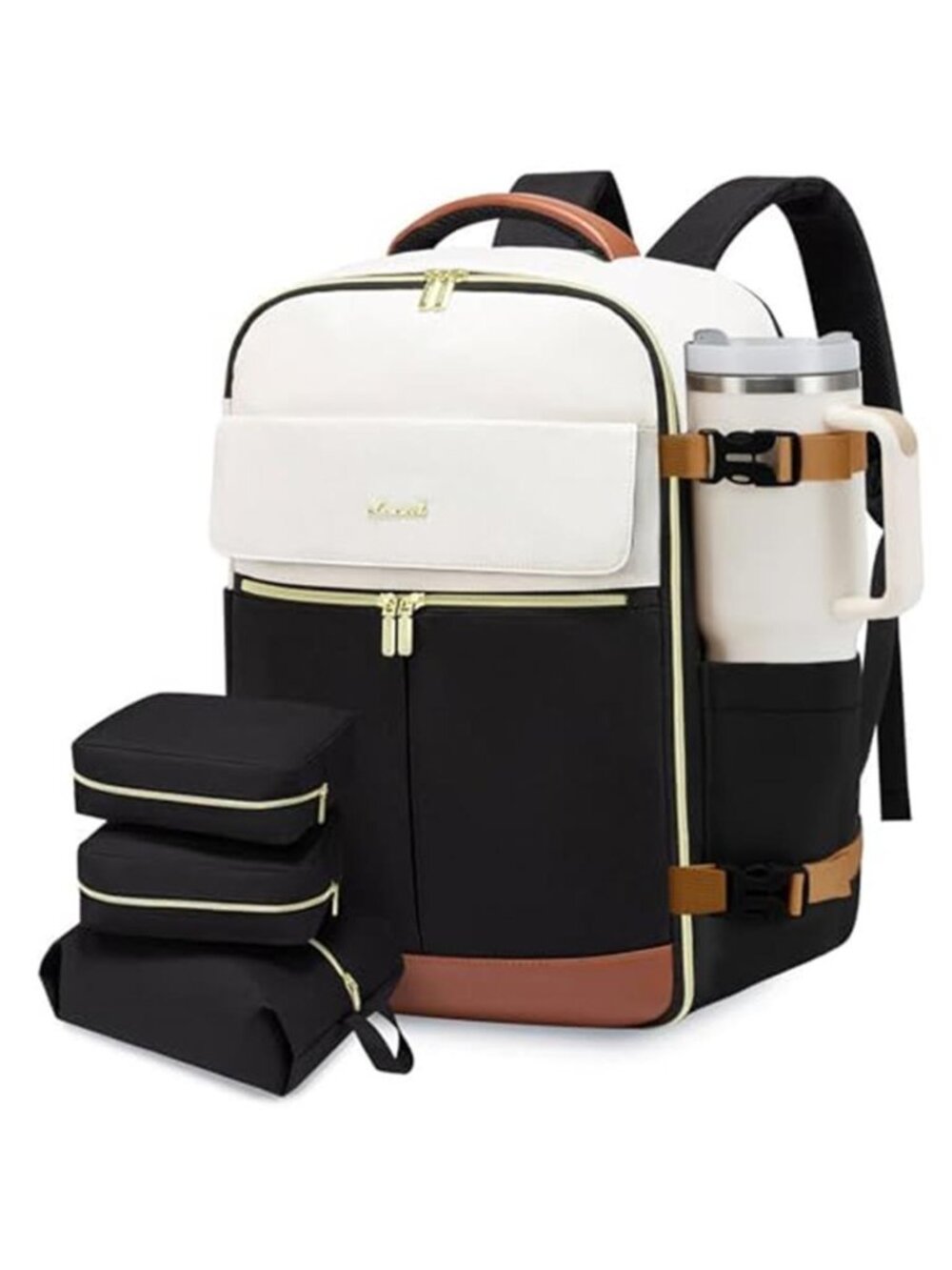 40L Travel Backpack Women TSA Carry On Flight Approved Fits 17 Inch Laptop Bag